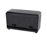 Wswqop Distributeur de Pailles, Porte-pailles, étui Réutilisable, Boîte de Rangement Pratique et Polyvalente pour Magasins et Cafés, Noir 30x12.6x18cm