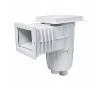 Wswqop Écumeur de Piscine Automatique Skimmer de Surface Épuisette Panier Filtrant Amovible Collecteur de Déchets Corps en Résistant au Soleil Adapté aux, Color to 1