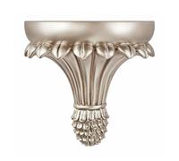 Wswqop Étagère Console Sculptée Étagère Style Baroque, Imitation, Console Murale Tablte, pr Salon, Or, B