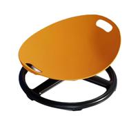 Wswqop Fauteuil Pivotant Sensoriel pour Enfants, Jouet éducatif et Apaisant, Siège Pivotant Antidérapant, Cadeau D'anniversaire Idéal pour Les Enfants, Orange