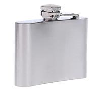 Wswqop Flasque en Acier Inoxydable, Accessoire de Bar, Carafe à Vin, Bouteille de Whisky de Type « Flacon » Au Format Portable et à La Construction Robuste, 110 ML