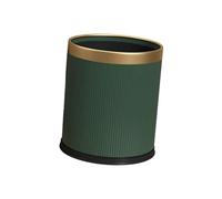 Wswqop Grande Poubelle Ouverte, Fabriquée En Polypropylène de Haute Qualité, Facile à Nettoyer, pour La Maison, La Salle de Bain Ou Le Bureau, Vert profond