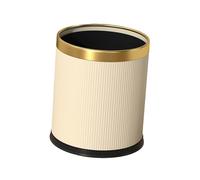 Wswqop Grande Poubelle Ouverte, Fabriquée En Polypropylène de Haute Qualité, Facile à Nettoyer, pour La Maison, La Salle de Bain Ou Le Bureau, jaune