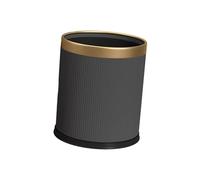 Wswqop Grande Poubelle Ouverte, Fabriquée En Polypropylène de Haute Qualité, Facile à Nettoyer, pour La Maison, La Salle de Bain Ou Le Bureau, gris