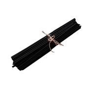 Wswqop Lot de 100 Bâtonnets Diffuseurs D'huiles Essentielles, Bâtonnets de Rechange En Fibre de 20 Cm pour Salle de Bain et Bureau, noir