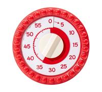Wswqop Outil de Gestion Du Temps avec Minuterie Visuelle, Compte pour La Maison, Le Travail et L'école, Rouge