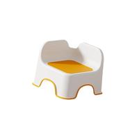 Wswqop Petit Tabouret/chaise Enfant pour Changer Les Chaussures, Siège de Salle de Bain Multifonctionnel pour Enfants, En Plastique, Adapté à La Salle de Bai, Orange
