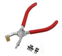 Wswqop Pince à Perforer le Cuir avec Pointe Remplaçable pour Sangles Bracelets et Autres Matériaux Souples Utilisation Manuelle pour Bricolage et, style to 2