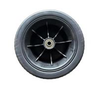 Wswqop Pneus de Brouette, Pneus de Remorque Portables Légers, Roues de Diable, Robustes, pour Une Utilisation Intérieure et Extérieure, S