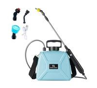 Wswqop Pulvérisateur à Pompe électrique, Pulvérisateur de Jardin Portable, par USB, 5L, Sangles Réglables, Pulvérisateur d'eau pour Le Bain, Bleu Clair