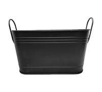 Wswqop Seau à Cendres Récipient Métal Robuste Porte-bûches Double Usage Support Cheminée Adapté à la Maison Jardin Terrasse