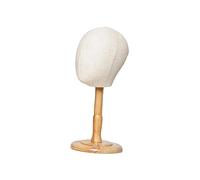 Wswqop Tête de Mannequin pour Enfants, Modèle de Chapeau, Présentoir de Rangement avec Pince En Bois Robuste pour L'exposition de Couvre-chefs, Usage Dom, Hauteur totale 39cm