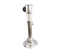 Wswqop Tube Télescopique Extensible pour Grille de Barbecue avec Ventilateur Intégré et Matériau Adapté Aux Barbecues Industriels, Capuche 30 cm