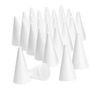 Wsymxuo 16 Cônes En Mousse pour Décoration de Gâteau, Motif Arbre et Composition Florale. Construction Légère En Mousse, Parfaits pour Les Fêtes Scolaires, Le, Style E
