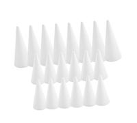 Wsymxuo 16 Cônes En Mousse pour Décoration de Gâteau, Motif Arbre et Composition Florale. Construction Légère En Mousse, Parfaits pour Les Fêtes Scolaires, Le, Style C