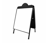 Wsymxuo Chevalet Publicitaire Extérieur Double Face Porte-Affiche Taille Standard Pliable Chevalet d’extérieur Taille Standard pour Devanture de Magasin, 60X90cm