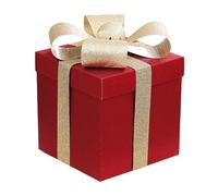 Wsymxuo Coffret Cadeau pour Le Nouvel An Chinois, Coffret Cadeau pour Garçon D'honneur, Emballage Cadeau D'anniversaire pour La Saint-Valentin, Rouge 30 Cm