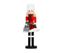 Wsymxuo Figurine Casse Noiste Personnage Shopping Féminin sur Base Autoportante pour Décoration Noël Ambiance Fête, Style C