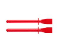 Wsymxuo Spatule Adhésive en 2 Parties, Outil de Bricolage, Spatule Plate pour étaler La Colle, Bâtonnet en Polypropylène pour Les Loisirs Créatifs, Rouge