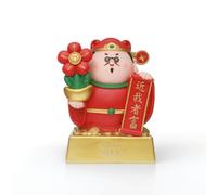 Wsymxuo Statue Feng Shui du Dieu s Richesses Doré Figurine Chinoise du Dieu s Richesses Traditionnel Statuette Divinité Finances pour Salon