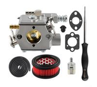 WT-416 Carburateur de rechange pour Echo CS-440 CS-4400 303T pour tronçonneuse Walbro WT-416-1 WT-416C, avec filtre à air, filtre à carburant, joints de conduite de carburant, remplace 12300039330