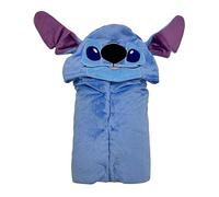 WT&T Couverture à capuche Disney Stitch 120 x 150 cm