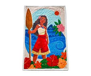 WT&T Couverture en sherpa 100 x 150 cm Vaiana