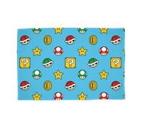 WT&T Couverture polaire sherpa Nintendo Super Mario Mario Kart Drift - 100 x 150 cm, Douce et chaude