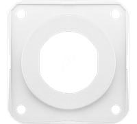 WTS 61658 - Caravan - platine de montage pour prise BERKER Integro, blanc