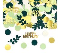 WUBAYI Décorations de table « Happy Birthday » - Lot de 200 confettis vibrants avec motifs festifs - Décorations de table d'anniversaire essentielles pour les célébrations universelles