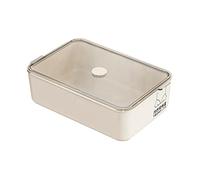 Wudhgslc Boîte de Rangement Plastique avec Couvercle Anti-poussière Chambre | Idée cadeau pratique pour proches, coque plastique protège votre et chaussettes des poussières et saletés.