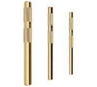 Wudhgslc Ensemble de poinçons en laiton Contenu Compatibilité 61360 | Ensemble comprend 3 poinçons : 3/4 po (25075), 1/2 po (25076) et 3/8 po (25077).