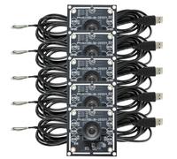 Wudhgslc Module de Caméra OV9732 1MP USB 2.0 1280x720 Câbles 2m INCL. 5PCS | Capteur OV9732 1MP, 1/4 pouce, F2.0, diagonale 77,3°, sortie USB 2.0; 5 modules et câbles 2m inclus. Livré avec notice.