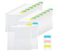 Wudhgslc Organiseur Scrapbooking 12x12 - 36 Compartiments et Onglets Plus | 36 compartiments et 90 onglets autocollants facilitant tri par theme; organisation nette, portable et robuste.