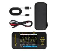 Wudhgslc OT3 Oscilloscope 10 MHz, 3.2in LCD, Battery Powered, 7 Hours | Portable 7-hour battery life with rugged EVA case enables long fieldwork sessions and secure transport during mobility