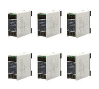 Wudhgslc Relais de Protection à Séquence de Phases, LED Verte et Connexion | Conçu pour durabilité et installation polyvalente; pack de 6 protège trois phases, tolère charge et consommation 2W max