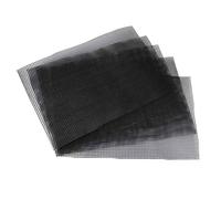 Wudhgslc Tapis en Drainage pot de fleurs Résistant PE 30x20cm | Five mesh drainage mats for flower pots, PE, each 30x20 cm, ideal for bonsai and garden use.