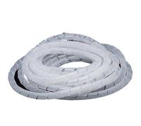 WUDOLI Faisceau de câbles spiralés, gaine isolante résistante for protection de circuit mécanique Outils(White,25mm x 2.2 meters)