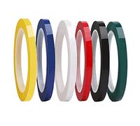 WUDQIJI 6 Rouleaux de Ruban Adhésif pour Tableau Blanc 5 mm x 66 m - Gridding Tape - 6 Couleurs - Pour le Marquage Artistique et Artisanat
