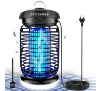 WUEAOA Lampe Anti Moustique avec éclairage LED, 4200V 15W UV Tueur d'Insectes Électrique Anti Insectes Répulsif Efficace Portée 80-100m², Étanche IPX4, pour Intérieur et Extérieur