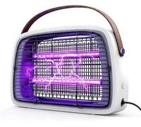WUEAOA Tue Mouche Électrique 2 * 6W UVA-LEDs Montage Mural, Lampe Anti Moustique Intérieur, Destructeur d'insectes Anti Insectes Volants, Moustiques, Guêpes, Moucherons (Blanc)