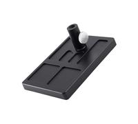 wueiooskj Étau de Voyage Portable pour Montage de Mouches, Base Polyvalente avec antidérapante pour Un Espace de Travail sécurisé. Base en Alliage d'aluminium pour étau