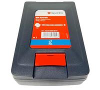 Würth HSS Forets hélicoïdaux Set DIN 338 TYPE RN 118° 19 pièces 1-10mm Cassette Assortiment 0625000019