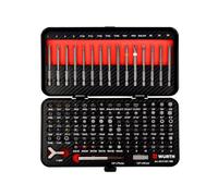 Wuerth Jeu de 105 embouts - Large gamme d'embouts standard et de sécurité pour exécution courte et longue Bitbox Bitset