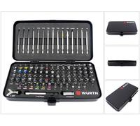 Würth jeu d'outils universel - 105 pcs. jeu d'embouts dans un robuste coffret métallique 0614 250 300