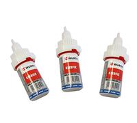 Würth Klebfix Colle Secondaire 3 x 20 g pour Métal, Plastique et Caoutchouc