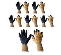 Würth Lot de 6 paires de gants de travail pour mécanicien EN388 EN420, taille 7, taille 8, taille 9, taille 10, taille 11