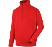 WüRTH MODYF Sweat de travail ¼ de zip Job+ Rouge - Taille L