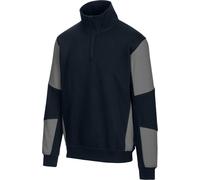 WÜRTH MODYF Sweat de travail zippé bicolore JOB+ BICOLOR marine/gris Bleu marine 4XL