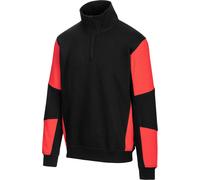 WÜRTH MODYF Sweat de travail zippé bicolore JOB+ BICOLOR noir/rouge Rouge 4XL